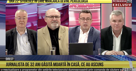 G4media: Victor Ciutacu, realizatorul România TV, amendat de CNCD pentru derapajul din emisiune despre moartea jurnalistei Iulia Marin