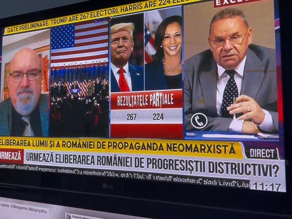 Victoria lui Trump în burtiere. Ce vrea să spună România TV? "Urmează eliberarea României de progresişti?"