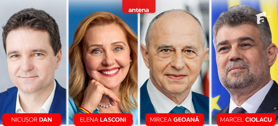 Nicuşor Dan, Elena Lasconi, Mircea Geoană şi Marcel Ciolacu, invitaţii Alessandrei Stoicescu la Observator Antena 1