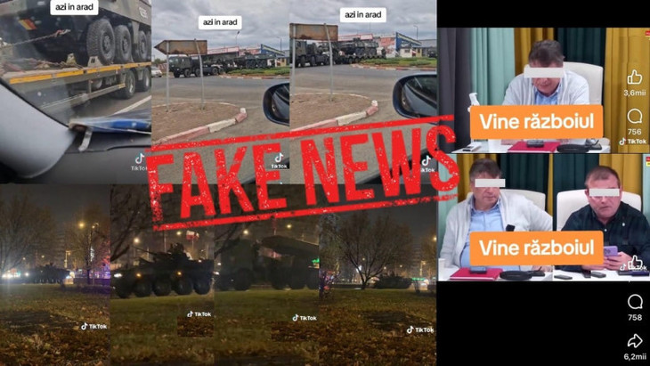 FAKE NEWS cu recrutarea tinerilor dezminţit de Ministerul Apărării: clipurile de pe TikTok cu tancuri pe străzi sunt de la parada militară