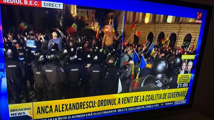 AUDIENŢE. Realitatea Plus, post plin de mesaje pro-Călin Georgescu şi cea mai amendată staţie în ultimele luni, primul loc la oraşe în seara violenţelor din Centrul Vechi! Pe ţară, doar Pro TV a bătut televiziunea de ştiri