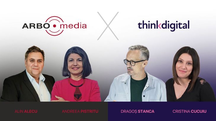 Două regii îşi unesc forţele: Parteneriat strategic între ThinkDigital - regia lui Dragoş Stanca şi Arbomedia, condusă de Alin Alecu. Ce presupune?