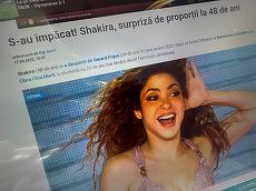O ştire scurtă şi alambicată cu parfum de clickbait cu Shakira, de pe Digisport, cel mai citit material din martie! Peste titluri cu candidaţi la preşedinţie, carduri de sănătate şi Piedone!