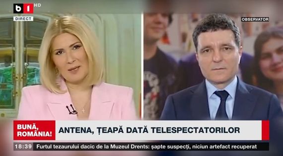 A fost sau n-a fost simultan ...live? Nicuşor Dan, în direct la B1 TV, aparent în direct şi la Observator. Sandra Stoicescu: "Dacă nu s-a înţeles că era înregistrare, a fost o scăpare"