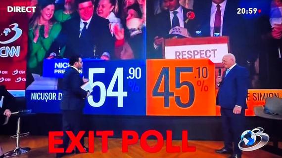 EXIT Poll George Simion - Nicuşor Dan. Seara în care televiziunile n-au mai avut răbdare. Antena 3, aproape cu două minute mai repede. Câţi au mai început înainte de 21.00?