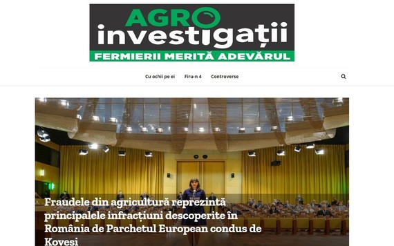 Jurnalistul Marian Păvălaşc a lansat Agroinvestigaţii.ro, o publicaţie online dedicată materialelor din domeniul agroalimentar