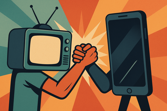 TV vs. Internet: scor egal în România la consumul media zilnic