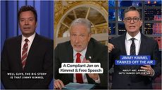 Jimmy Kimmel, scos de pe post. Fallon, Colbert şi Stewart, solidaritate pe scena late-night