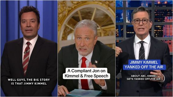 Jimmy Kimmel, scos de pe post. Fallon, Colbert şi Stewart, solidaritate pe scena late-night