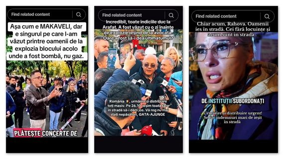 SRI anunţă că ştirile false privind explozia din cartierul Rahova fac parte dintr-o campanie de dezinformare coordonată şi atrage atenţia asupra nevoii revizuirii legislaţiei