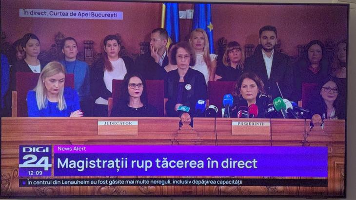 România TV şi Realitatea, mesaj la unison în timpul conferinţei de la Curtea de Apel în Cazul Recorder: "Reziştii atacă justiţia în haită"