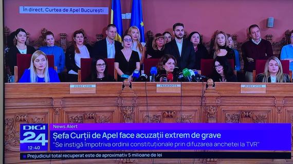 Reacţie surprinzătoare de la Curtea de Apel: Se instigă împotriva ordinii constituţionale prin difuzarea anchetei la TVR