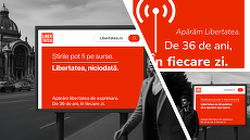 Libertatea marchează 36 de ani printr-o campanie de brand despre rolul presei: „Apărăm libertatea. De 36 de ani, în fiecare zi."