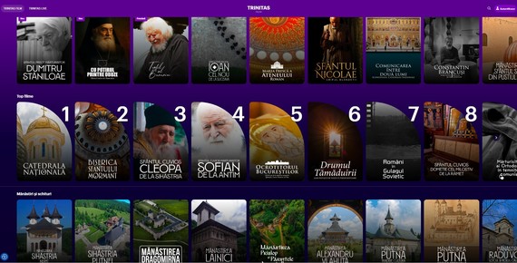 BOR şi-a lansat propriul „Netflix”: Trinitas Film - prima platformă de streaming cu conţinut creştin-ortodox din lume