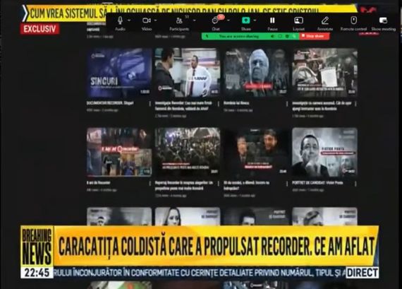 Realitatea Plus, amendă pentru dezinformări în cazul Recorder. Plus o amendă pentru atacuri la Becali şi Gelu Vişan. Plus o amendă pentru acuzaţiile la adresa Cristinei Guseth