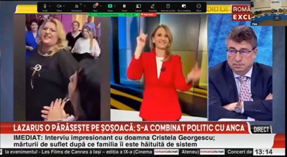 România TV, a doua amendă de la CNA într-o singură zi. Postul, amendat pentru lipsă de echilibru şi pentru atacuri la Anca Alexandrescu