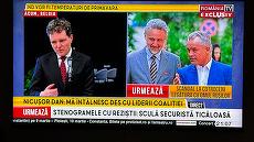 FOTO. Nicuşor Dan, în direct din Belgia. Ce burtiere au pus posturile de ştiri? România TV, titluri cu "rezişti"