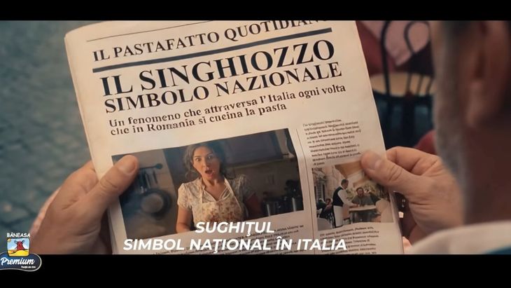 De ce sughiţă italienii? Răspunsul vine din noua campanie Băneasa Grano Duro. - VIDEO