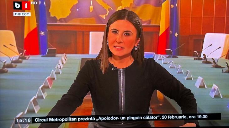 UPDATE. Emisia B1 TV a fost reluată după cinci ore. Ce anunţ a făcut jurnalista Ioana Constantin
