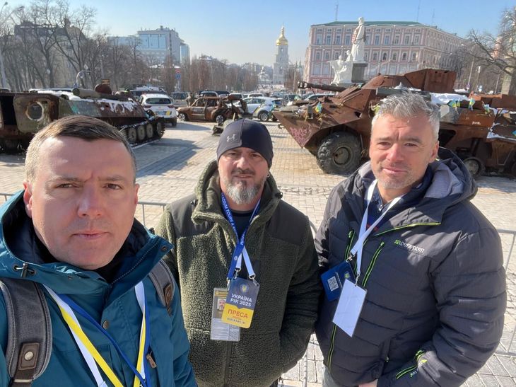 Echipă TVR, special din Kiev la patru ani de la începutul războiului. Ce pregăteşte din Ucraina postul public de televiziune