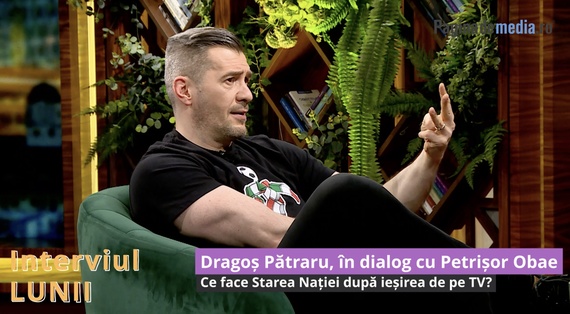 Lansăm noul Studio Paginademedia. Cu Dragoş Pătraru, într-un interviu LIVE special. Starea Naţiei, din nou pe TV.