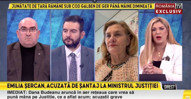 Amenzi la pachet. Ce sancţiuni au primit televiziunile pentru atacurile la Emilia Şercan şi plagiatul fostului ministru al justiţiei