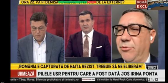 CNA a amendat România TV după ce Victor Ponta a zis despre USR că e „Un cancer care trebuie extirpat”. Ce membru CNA l-a apărat şi a spus că "E o metaforă"