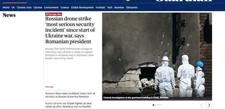 România, în centrul atenţiei presei internaţionale după incidentul de la Galaţi. De la Reuters la Wall Street Journal, ştirea a făcut înconjurul lumii