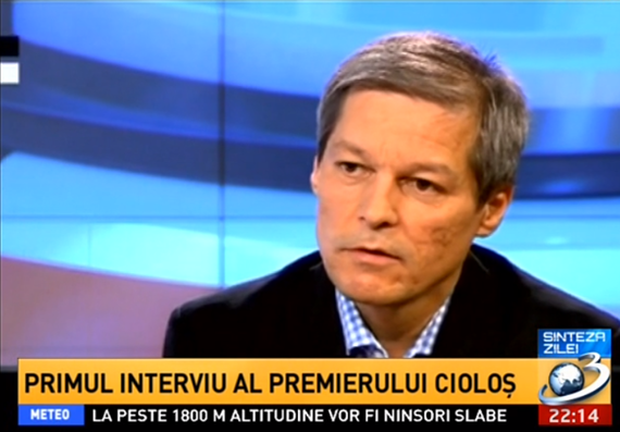 CAZ RELUAT. Antena 3, somată pentru că a preluat interviul cu Cioloş de la Digi