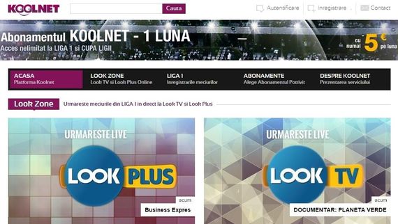 Serviciul online Koolnet, care difuza meciurile din Liga I, s-a închis