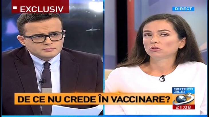 Antena 3, amendată pentru emisiunea Sinteza Zilei cu Olivia Steer despre vaccinuri