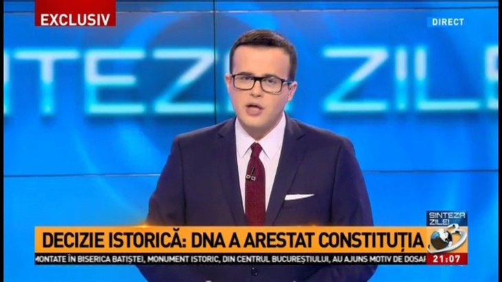 Antena 3, somata de CNA pentru o editie a emisiunii Sinteza zilei, dupa o sesizare facuta de DNA