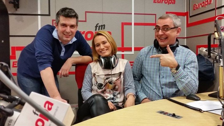 George Zafiu, Andreea Esca si Vlad Petreanu, realizatori Europa FM