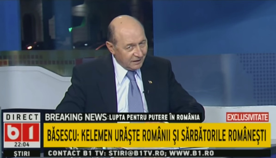 Cazul Ditrău, pe TV. CNA a amendat B1 TV, pentru Lumea lui Banciu şi Dosar de politician, cu Traian Băsescu invitat