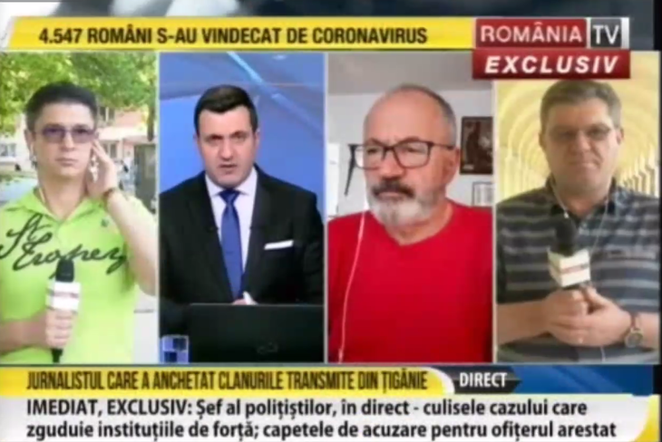 CNA. România TV, somaţie pentru rasism. Burtieră: „Luis Lazarus transmite din mijlocul ţigăniei”
