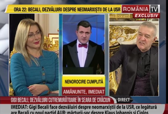 Gigi Becali îi aduce postului România TV prima amendă pe 2021. Pentru conspiraţii despre vaccin şi coronavirus