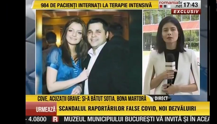 Click-bait TV! „Cove şi-a bătut soţia”... Acum zece ani! România TV a reluat nişte informaţii vechi şi le-a dat ca fiind actuale