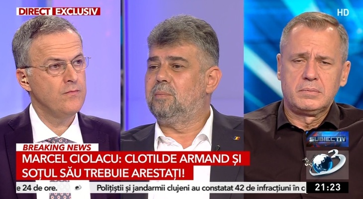 „Clotilde şi voturile furate”, un nou episod la CNA. Antena 3, amendă pentru o emisiune cu Ciolacu: „Clotilde şi soţul său trebuie arestaţi”