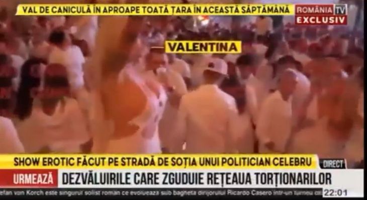 Romania TV, mustrare după ce a dat pe post imagini indecente cu soţia şefului Consiliului Judeţean Caraş Severin, în spaţiul public. Membru CNA: „Aici era doamna, soţia, care îşi vedea de viaţa ei.”