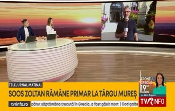 Ieşire naţionalistă a unui jurnalist TVR Mureş după alegeri: „La Târgu-Mureş bat clopotele... Noi ne-am dori să fi bătut clopotele pentru unul de-al nostru”