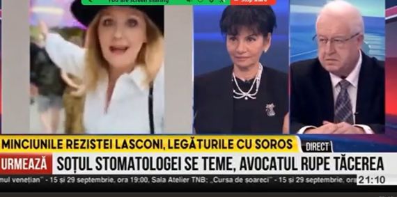 Romania TV, sancţiune de la CNA pentru remarci misogine la adresa Elenei Lasconi