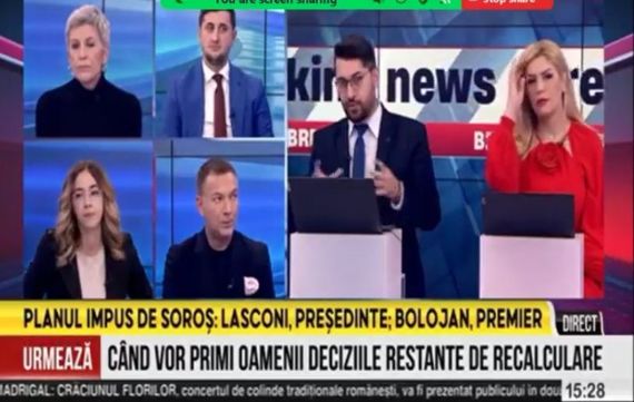 Romania TV, amendată de CNA după ce a pus „ştampila” de Sorosist. „În plină campanie electorală să faci referiri la sorosistii care se aranjează ocult, mi se pare că este o încălcare”