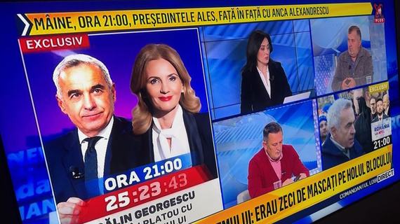 Realitatea Plus, amendă maximă de la CNA pentru „Preşedinte ales”, Călin Georgescu. „E o licenţă jurnalistică”, se apără postul. „Este o dezinformare”, spune CNA