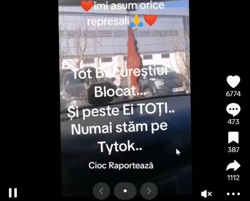 CNA. Şase clipuri cu sute de mii de vizualizări, scoase de pe TikTok. Instigau la violenţă. „E pe viaţă şi pe moarte acum, aţi înţeles?”