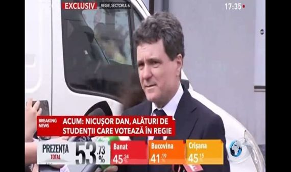 Antena 3 sancţionată de CNA pentru promovarea lui Nicuşor Dan în afara campaniei
