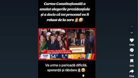 CNA, şedinţă-fulger pentru a contracara un fake grosolan de pe TikTok: „S-au anulat alegerile”