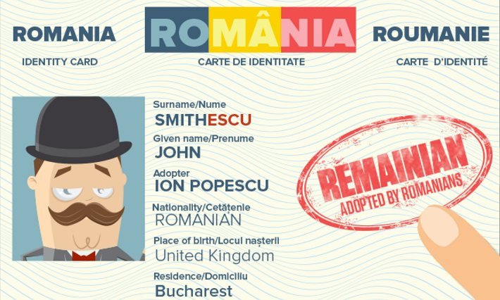 ADOPTĂ UN ENGLEZ. Campania Gândul "Romanians adopt Remainians", în revista Campaign şi The Guardian