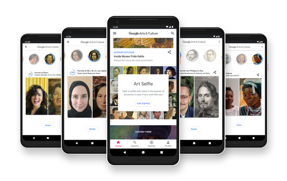 Google lansează şi în România o aplicaţie „de transformare", care combină selfie-ul cu arta clasică