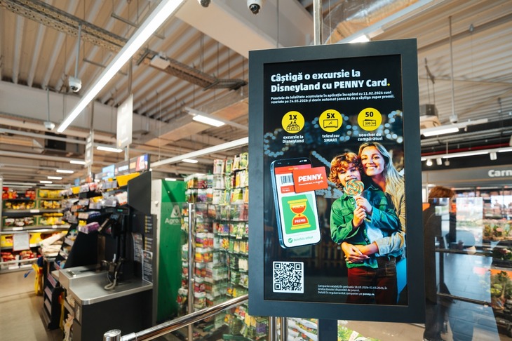 Publicitate în magazine. Penny anunţă intrarea pe piaţa de retail media. Ecranele, deschise celor care vor să-şi facă publicitate în reţea