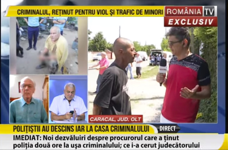 VIDEO. Dialog halucinant la Romania TV, în cazul de la Caracal. "Procurorul" Luis Lazarus: "Parcă sunteţi ars pe mâini. Nu l-aţi ajutat pe asasin?"